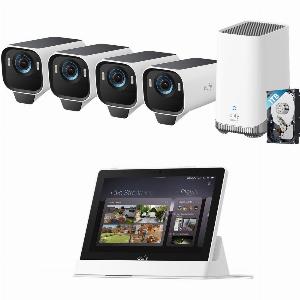 Enjoy 32 Discount on EufyCam S3 Pro 4Camera Kit with HomeBase S380