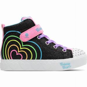 Enjoy 37 Discount on Skechers Heart Steps Toddler Trainers in Black Size 15