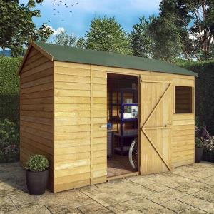 Mercia Overlap Reverse Apex Shed 10x6