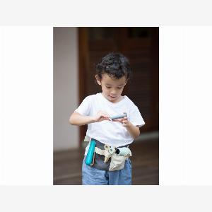PlanToys Kinder Friseur Set mit Zubehör aus Kautschukholz Maße 125 x 23 cm