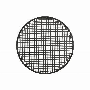 QTX Black Metal Speaker Grille Cover Circle Mesh 38 cm 15