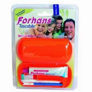 Kit da viaggio Forhans spazzolino e dentifricio 125 ml ora a 332