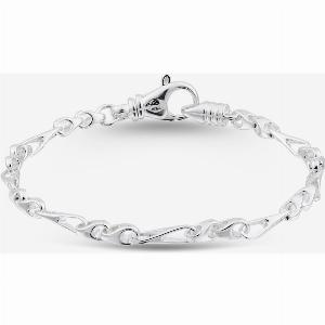 Enjoy 30 Discount on Argentium Silver 73Inch Fancy Figaro Bracelet
