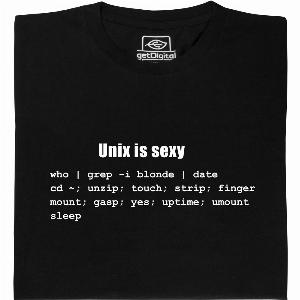 Fair gehandeltes ÖkoTShirt Unix is sexy