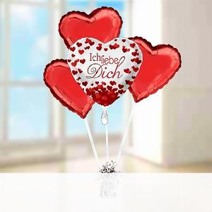 Heliumballon Geschenk Ich liebe dich