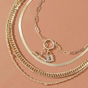 Collier Chaîne Femme Boho en Or Serpent et Os maintenant à 206