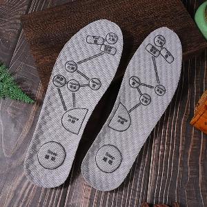 Semelles intérieures de Massage de soutien pour chaussures maille souple déodorantes semelles de course pour pieds hommes et femmes semelles orthopédiques 4142 vert