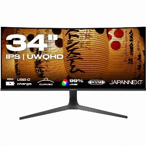 Monitor  34  UWQHD  Curved  IPS  USBC  Ladung 65W
