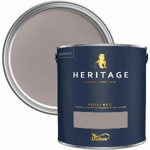 Dulux Heritage Velvet Matt Paint 1L Terra Ombra High Quality Matt Emulsion Paint