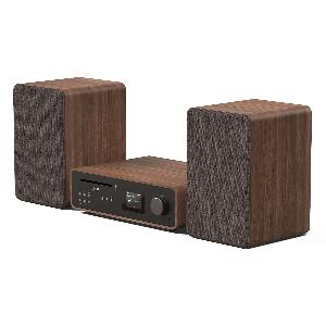 Classic Stereo  Das Charmante HiFi Musiksystem in KaffeeSchwarzWalnuss