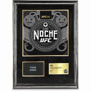 SOLD OUT Riyadh Season Noche UFC OMalley vs Dvalishvili Name on Canvas