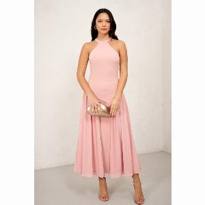 Brianna Maxi Dress by TFNC in Dusky Pink Originally 80 Now 32 60 Off