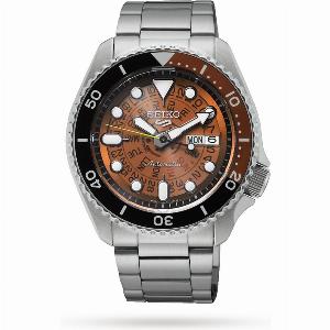 5 Sports SKKX Skeleton Style 425mm Mens Watch  Orange