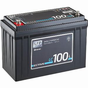 ECTIVE LC 100L LT 12V LiFePO4 Lithium Versorgungsbatterie 100 Ah