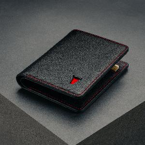TORRO Get 14% Off Black Leather Bifold Wallet with Red Accents RFID 5060530233489