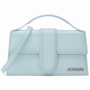 Borsa Le Grand Bambino in Pelle Azzurra Jacquemus