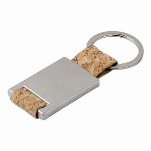 Promotional Cork keychain Alexandra  brown  branded with your logo