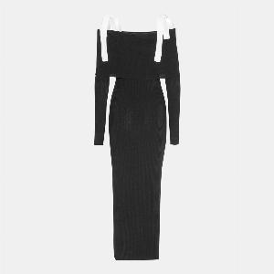 Rotate Birger Christensen OffTheShoulder Knit Dress  DK 34UK 6