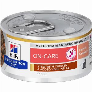 Enjoy 33 Discount on Hills Prescription Diet ONCARE Cat Stew 24 x 82g