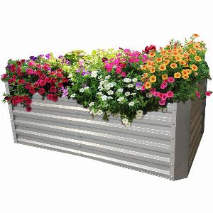 Letto rialzato GABIONA in metallo con griglia per arvicole  60x184 cm