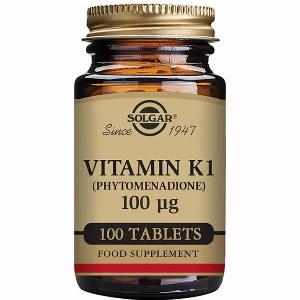 Solgar Vitamine K1 100cmg 100 Comprimés