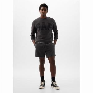 GAP  Bermuda jogger in felpa nera con coulisse Taglia L ora 1798