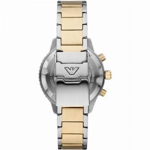 Emporio Armani AR11362 Chronograph Diver Two Tone Mens Watch