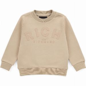MXM Fashion Sconto del 29% su felpa beige John Richmond per bambini con logo