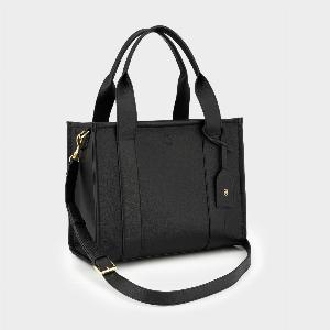 Taylor Luxe Leather Tote Bag for Women in Black Now 125 Was 130