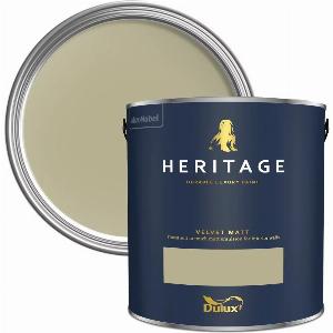 Dulux Heritage Velvet Matt Paint 1L Veranda Green High Quality Matt Emulsion Paint