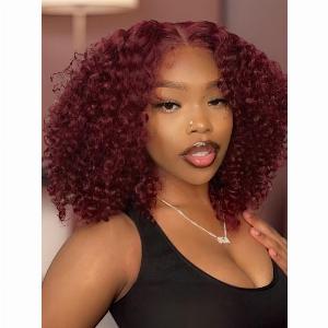 Get 22 Off 128 for 2 Kinky Curly Wigs in Reddish Brown  Nadula Sale