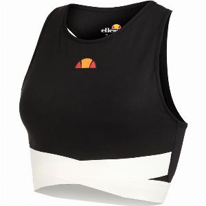 Maillot de course Ellesse Chroma Crop pour femmes  Noir 1695  au lieu de 35
