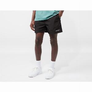 Shorts de bain Carhartt WIP Tobes en noir avant 70  maintenant 50