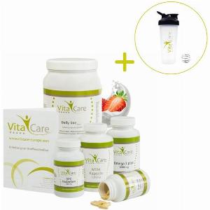 VitaCare 21TageStoffwechselkur  Daily One Proteinshake Erdbeere  Shaker