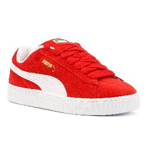 Profitez dune remise de 50 sur les baskets rouges en daim Puma Suede XL