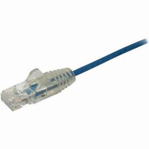 StarTechcom 3m Slim LSZH CAT6 Ethernet Cable 10 Gigabit Snagless RJ45 100W PoE Patch Cord CAT 6 10GbE UTP Network Cable wStrain Relief Blue Fluke TestedETL Low Smoke Zero Halogen  Category 6  28AWG N6PAT300CMBLS  patch cable  3 m  blue