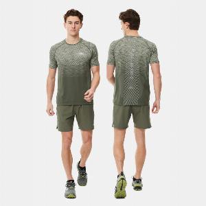 Trailberg Apex Seamless TShirt  Shorts Set  Dark Fern2XL  M