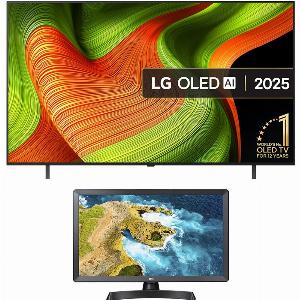 Get 12 Off LG 65Inch OLED TV Bundle with 24Inch LED Monitor