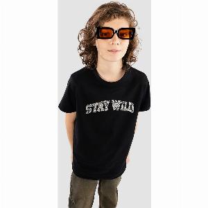 Urban Classics Stay Wild Leo Kids TShirt nero