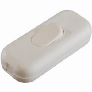 Pulsante cavo elettrico unipolare terminale 250V 2A Bianco PP0474