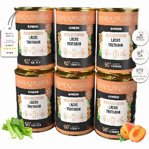 Lachs Truthahn Nassfutter für Adult Hunde 6 x 400g