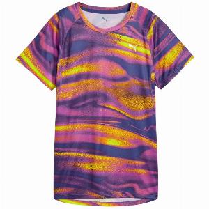 Offre spéciale 50 sur le tshirt Puma Velocity Femme XS violet et jaune