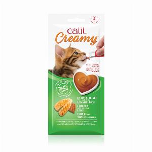Réduction de 36  sur 4x10g de friandises Catit Creamy au poulet et agneau