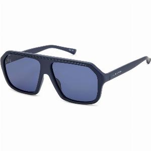Get 44 Discount on 61 Matte BlueBlue Polarised Sunglasses