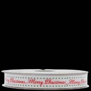Enjoy 50 Off Festive White Merry Christmas Decorative Ribbon  27m