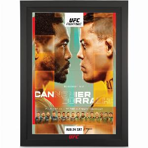 UFC Fight NightCannonier vs Borralho Autographed Event Poster