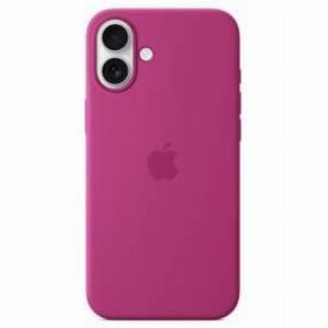 Apple iphone 16 plus silicone case magsafe fucsia myye3zma