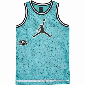 Jordan Play Off Speckle Unisex Vestes  Sarcelle  Taille 128  137 CM  Poly Mesh  Foot Locker