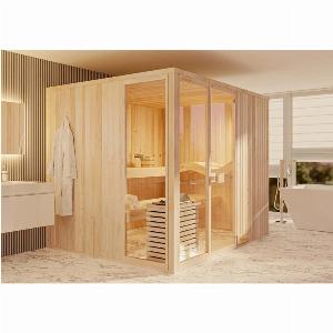Sauna intérieur FinnTherm Ergonomique Panorama