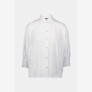 zero Bluse mit Fledermausärmeln  Offwhite